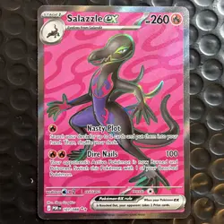 Salazzle Ex Full Art Ex Pokemon Mega Evolution Perfect Order Pack Fresh - Image 2