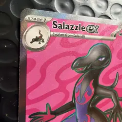Salazzle Ex Full Art Ex Pokemon Mega Evolution Perfect Order Pack Fresh - Image 3