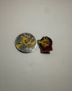 Pikachu Pin & Coin 2023 Pokemon World Championship Yokohama Japan - Image 1