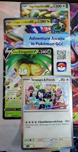 Pokemon Jumbo Card Lot – 4 Oversized Cards Promos + Jumbo Pokemon GO Code Card - Image 1