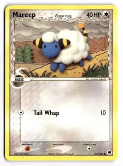 Pokemon Dragon Frontiers Mareep 54/101 Common - Image 1