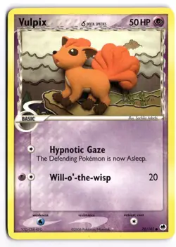 Pokemon Dragon Frontiers Vulpix 70/101 Common - Image 1