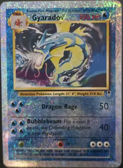 2002 Pokemon Legendary Gyarados Reverse Holo #12/110 Great condition - Image 3