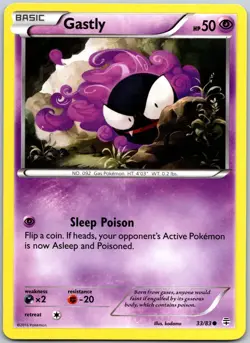 Gastly 33/83 Common Generations NM - Image 1