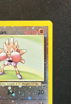 Hitmonchan 2/9 Reverse Holo Swirl 2002 Best of Game WOTC Promo Pokemon LP - Image 5