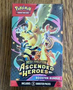 POKEMON MEGA EVOLUTION ASCENDED HEROES BOOSTER BUNDLE BOX SEALED NEW - Image 1