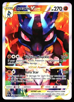 LUCARIO VSTAR SWSH291 HOLO PROMO SWORD & SHIELD PROMO POKEMON LP - Image 1