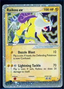 Pokemon EX TEAM MAGMA vs TEAM AQUA - #92/95 Raikou ex - Holo - ENG - Near Mint- - Image 1