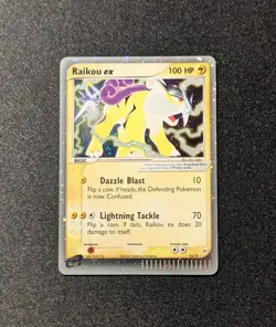 Pokemon EX TEAM MAGMA vs TEAM AQUA - #92/95 Raikou ex - Holo - ENG - Near Mint- - Image 3
