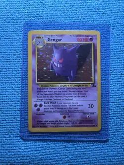 Pokemon Gengar Fossil 5/62 Holo Rare- - Image 1