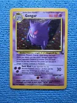 Pokemon Gengar Fossil 5/62 Holo Rare- - Image 2