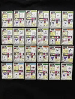 Pokemon Carddass 1997 complete set 151/151 Bandai Japanese Vintage Rare Bulk - Image 4