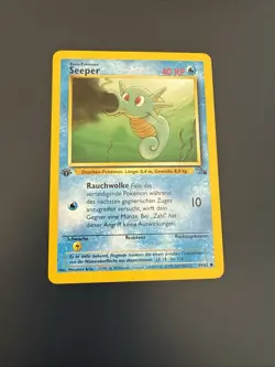 Pokemon Fossil Seeper 49/62 Vintage Deutsch 1. Edition - Image 1