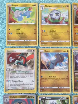 BAGON, SHELGON, & SALAMENCE BUNDLE OF POKEMON CARDS - Image 2
