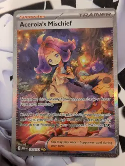 Pokemon Acerola's Mischief Mega Evolution Special Illustration Rare 183/132 - Image 1