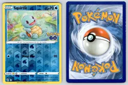 Squirtle 015/078 Reverse Holo Common Pokemon GO Pokemon Lightly Played - Image 3