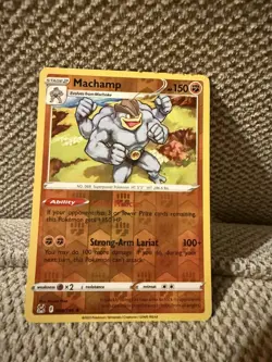 Machamp 088/196 Lost Origin Reverse Holo Rare Pokemon TCG LP - Image 1