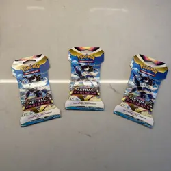 Pokemon TCG Sword & Shield Astral Radiance Sleeved Booster Pack X3 - Image 1