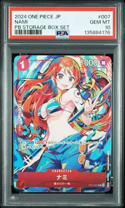 PSA 10 Nami #007 PB Storage Box Set 2024 One Piece Japanese - Image 1