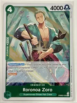 Premium Booster -The Best- Vol. 2 Roronoa Zoro PRB02-006 One Piece Rare English - Image 1