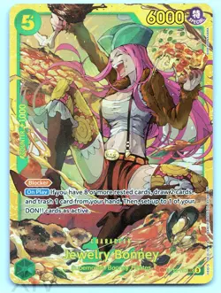 Jewelry Bonney (118) OP12-118 One Piece Legacy of the Master Secret Rare - Image 1