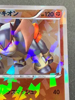 Pokemon card Terrakion 013/014 Japanese 2011 Nintendo Pocket Monster Holo RARE - Image 3