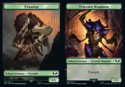 1x Tyranid // Tyranid Warrior - Token NM Eng MTG - Warhammer 40,000 - Image 1