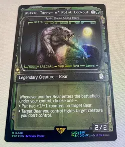 Ruzka, Terror of Point Lookout (0348) *FOIL* Showcase MTG: Fallout (PIP) NM/M - Image 2