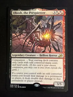 1x Obosh, the Preypiercer (228) Ikoria Lair of Behemoths LP MTG Magic x1 MKE - Image 1