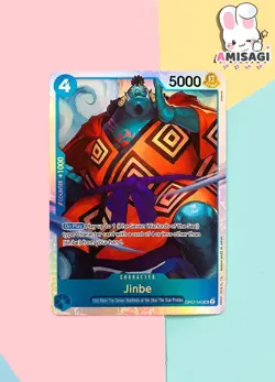 One Piece Card Game - Jinbe OP07-045 SR Englisch Foil Karte TCG Anime Manga - Image 1
