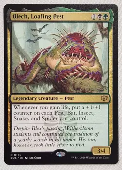 MTG Magic [x1] Blech, Loafing Pest [x1] Secrets of Strixhaven M/NM - Image 1
