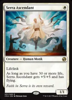 MTG Serra Ascendant, NM-Mint, English Iconic Masters - Image 1