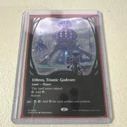 Uthros Titanic Godcore Galaxy Foil NM edge Of Eternities Mtg - Image 1