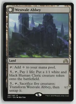 Westvale Abbey Lightly Played 281 Shadows over Innistrad Magic: The Gathering - Image 1