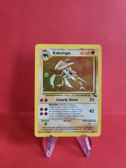 Pokemon Karte/card - Kabutops 9/62 - Fossil Holo - Very Good+ - Image 1