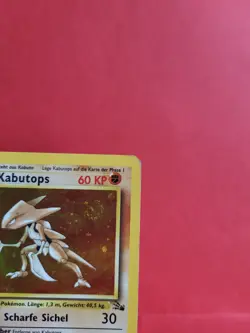 Pokemon Karte/card - Kabutops 9/62 - Fossil Holo - Very Good+ - Image 3