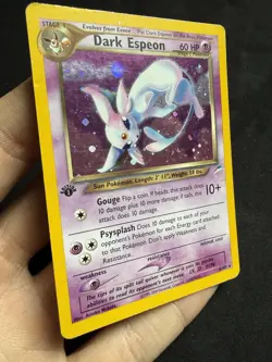 DARK ESPEON POKEMON 4/105 2002 NEO DESTINY 1. EDITION HOLO ENGLISH - Image 4