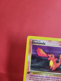 Pokemon Karten Sammlung - Starter Glumanda 50/82 1. Edition Rocket Exc-Near Mint - Image 2