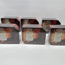 Team Rocket’s Persian Fall Destined Rivals Tin Pokemon Trading Card Game - Image 1