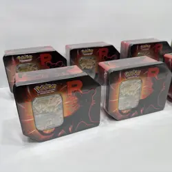 Team Rocket’s Persian Fall Destined Rivals Tin Pokemon Trading Card Game - Image 2