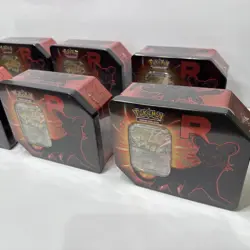 Team Rocket’s Persian Fall Destined Rivals Tin Pokemon Trading Card Game - Image 3