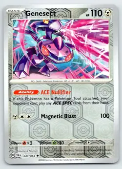 Pokemon Genesect SV: Shrouded Fable SFA Reverse Holo 040/064 NM - Image 1