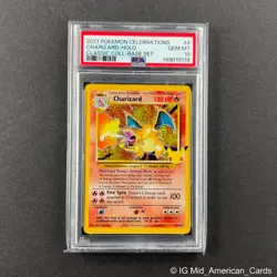 2021 Pokemon Celebrations Classic Collection #4 CHARIZARD-HOLO PSA 10 - Image 1