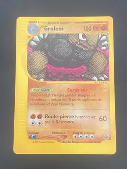CARTE POKEMON GROLEM 49/165 FR RARE WIZARDS EXPEDITION - EXC/NM - Image 1