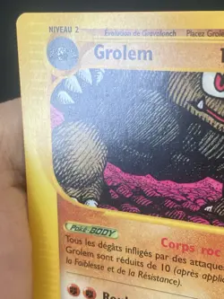 CARTE POKEMON GROLEM 49/165 FR RARE WIZARDS EXPEDITION - EXC/NM - Image 2