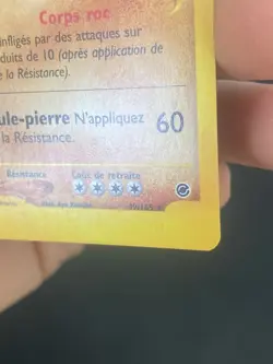 CARTE POKEMON GROLEM 49/165 FR RARE WIZARDS EXPEDITION - EXC/NM - Image 3