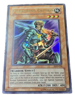 Yugioh! TCG Marauding Captain LOD-018 Ultra Rare Unlimited LP + HOLO - Image 1