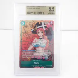 One Piece - Nami OP02-036 SR Alt Art - Paramount War English - BGS 9.5 Gem Mint - Image 1