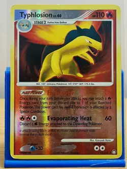 Typhlosion 16/123 Reverse Holo Rare Mysterious Treasures Pokemon Card MP - Image 1
