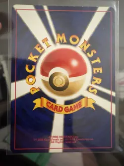 Pokemon Card Japanese - Entei No.244 Neo Premium File 2 Promo Old Back Holo Rare - Image 2